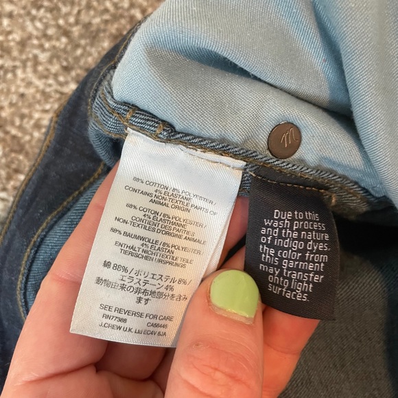 Madewell 10” high-rise skinny cut off jean shorts - Picture 6 of 8